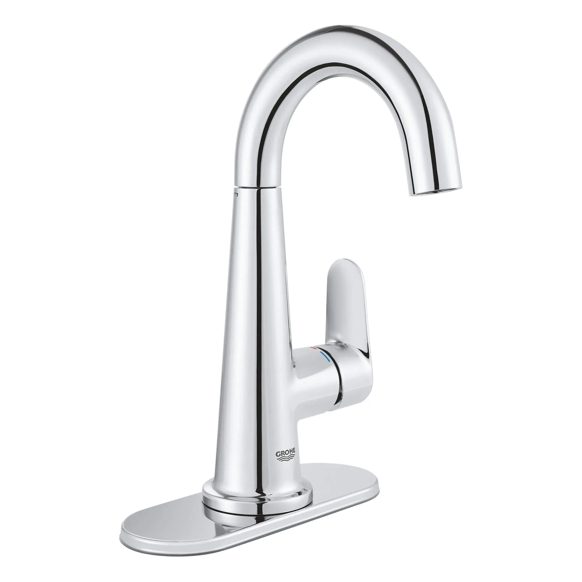 GROHE 23837000 Veletto Single-Handle 4" Centerset Bathroom Faucet, 1.2 GPM - Chrome
