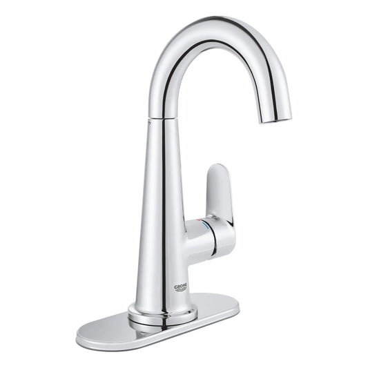 GROHE 23837000 Veletto Single-Handle 4" Centerset Bathroom Faucet, 1.2 GPM - Chrome