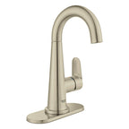 GROHE 23837EN0 Veletto Single-Handle 4" Centerset Bathroom Faucet, 1.2 GPM - Brushed Nickel