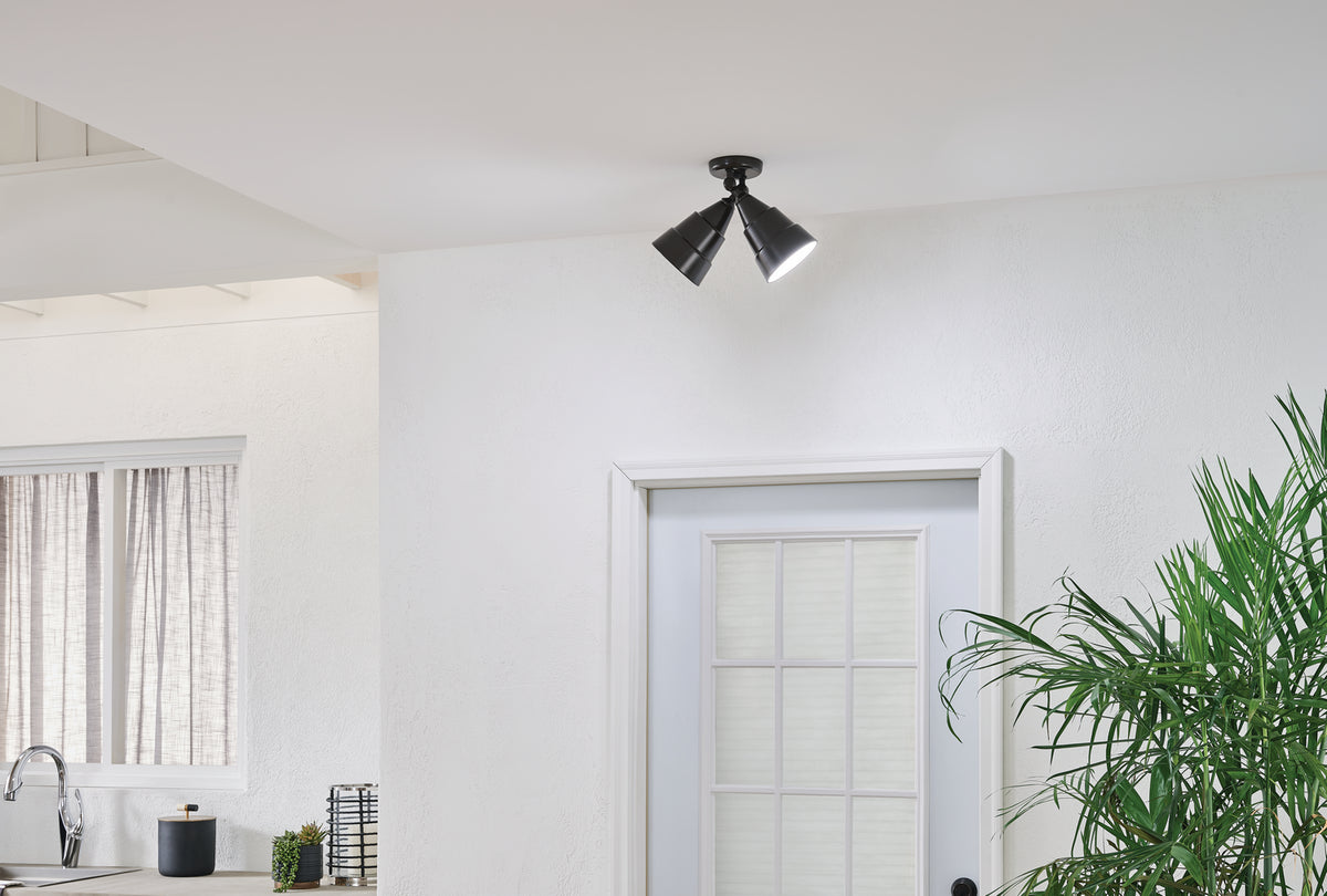 KICHLER 6052AZ 11.25" 2 Light Wall Light Architectural Bronze