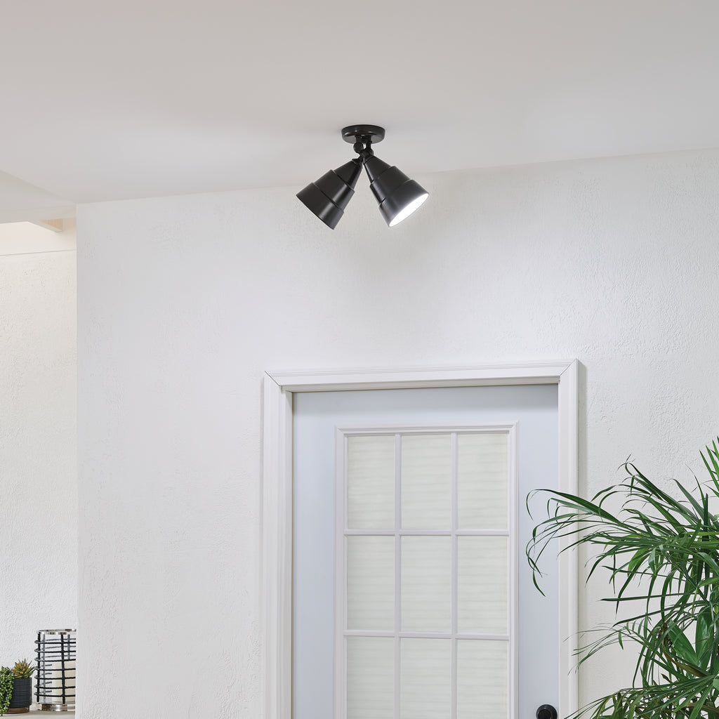 KICHLER 6052AZ 11.25" 2 Light Wall Light Architectural Bronze