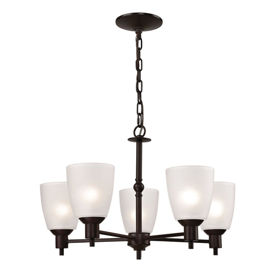 THOMAS 1355CH/10 Jackson 22'' Wide 5-Light Chandelier - Oil Rubbed Bronze