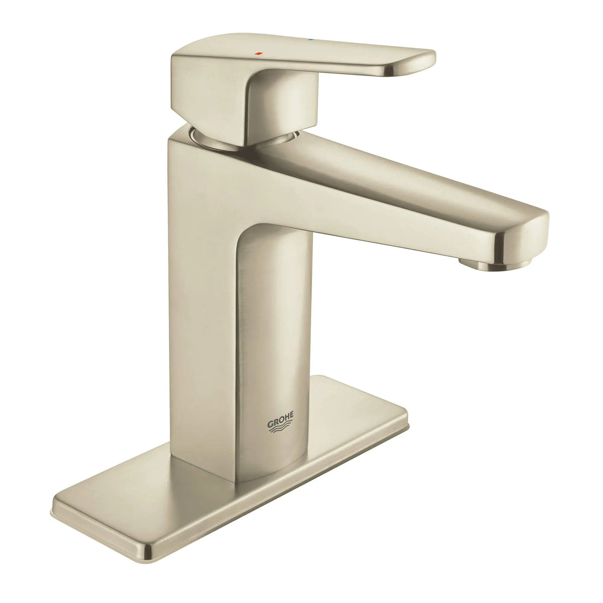 GROHE 23838EN0 Tallinn Single Hole Single-Handle Bathroom Faucet, 1.2 GPM - Brushed Nickel