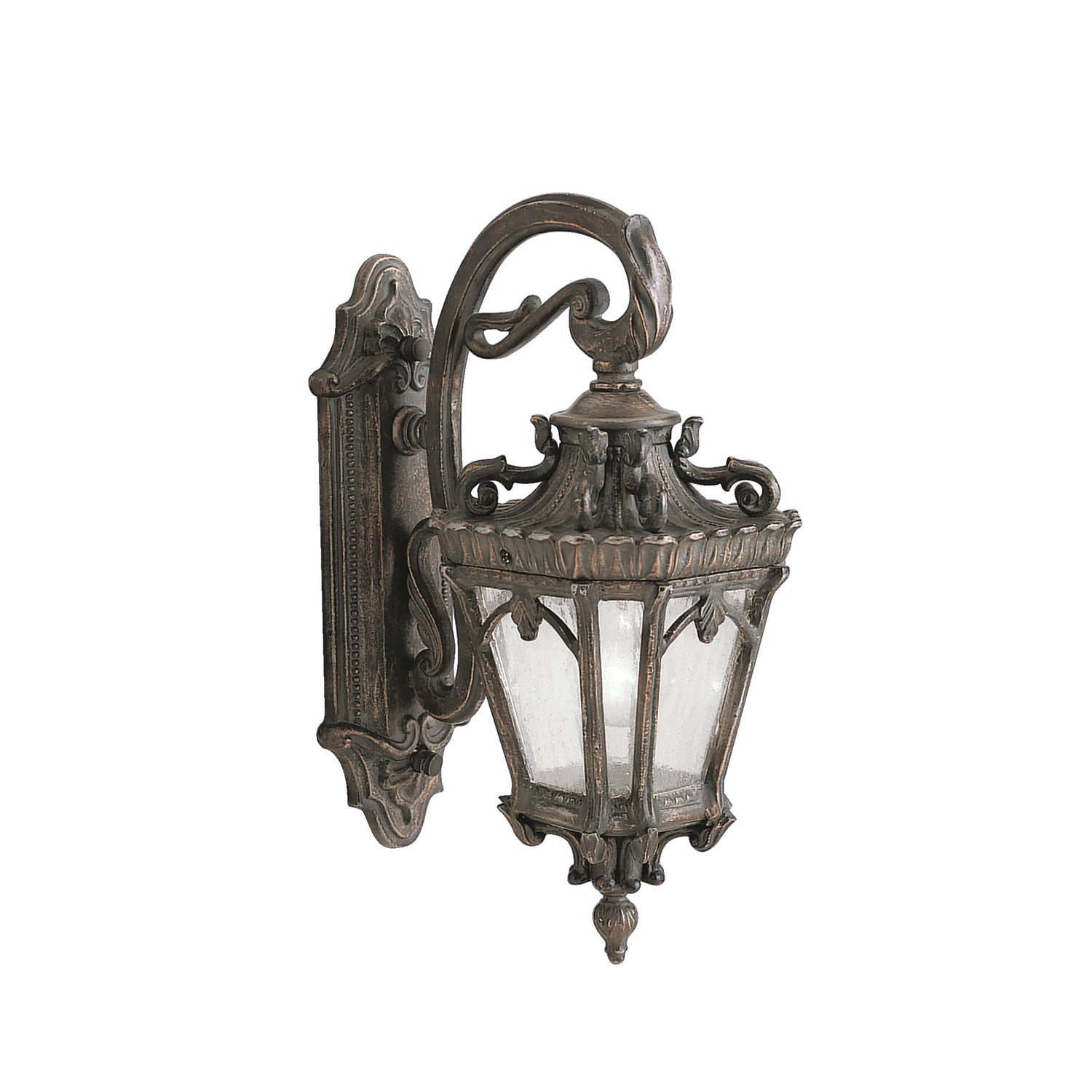 KICHLER 9356LD Tournai 18" 1 Light Outdoor Wall Light With Clear Seeded Glass In Londonderry