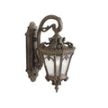 KICHLER 9357LD Tournai 24" 2 Light Outdoor Wall Light With Clear Seeded Glass In Londonderry