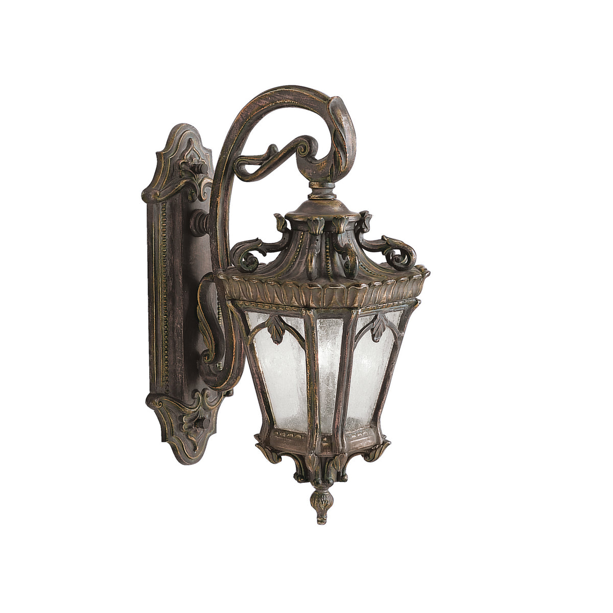 KICHLER 9357LD Tournai 24" 2 Light Outdoor Wall Light With Clear Seeded Glass In Londonderry