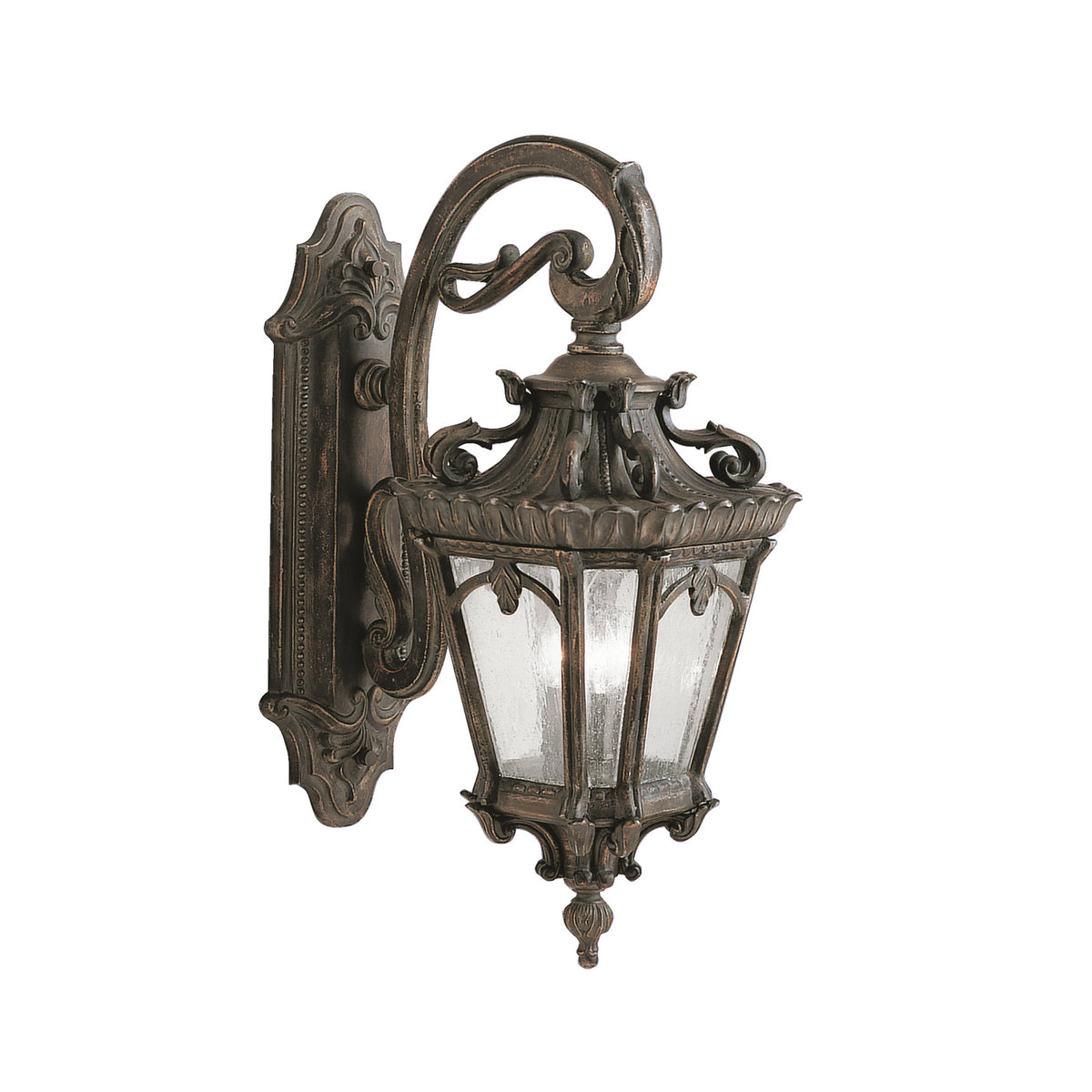 KICHLER 9358LD Tournai 29" 3 Light Outdoor Wall Light With Clear Seeded Glass In Londonderry