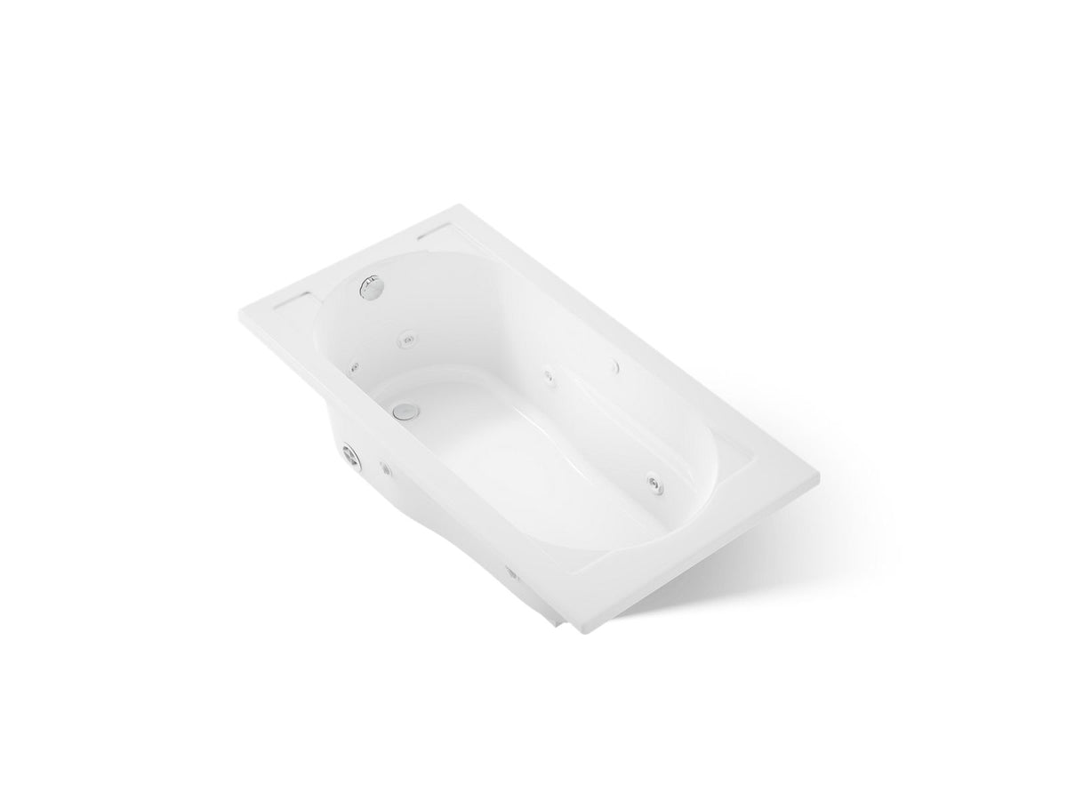 KOHLER K-1357-0 Devonshire 60" X 32" Drop-In Whirlpool Bath - White