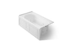 KOHLER K-1357-RA-0 Devonshire 60" X 32" Alcove Whirlpool Bath, Right Drain - White