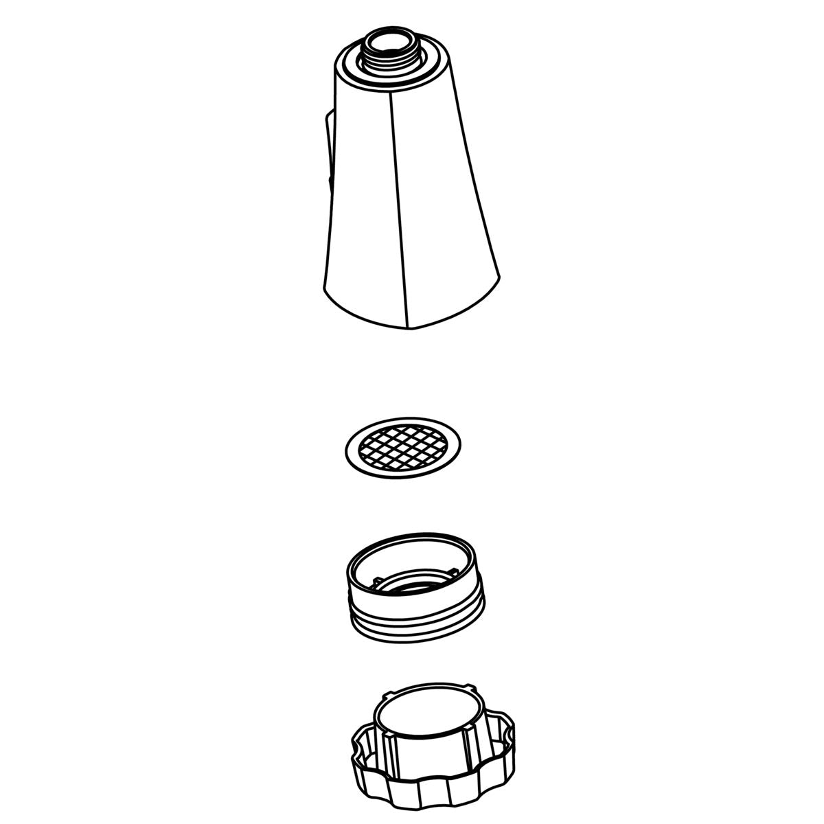 KOHLER Spray Head Kit - Matte Black, K-1357004-BL