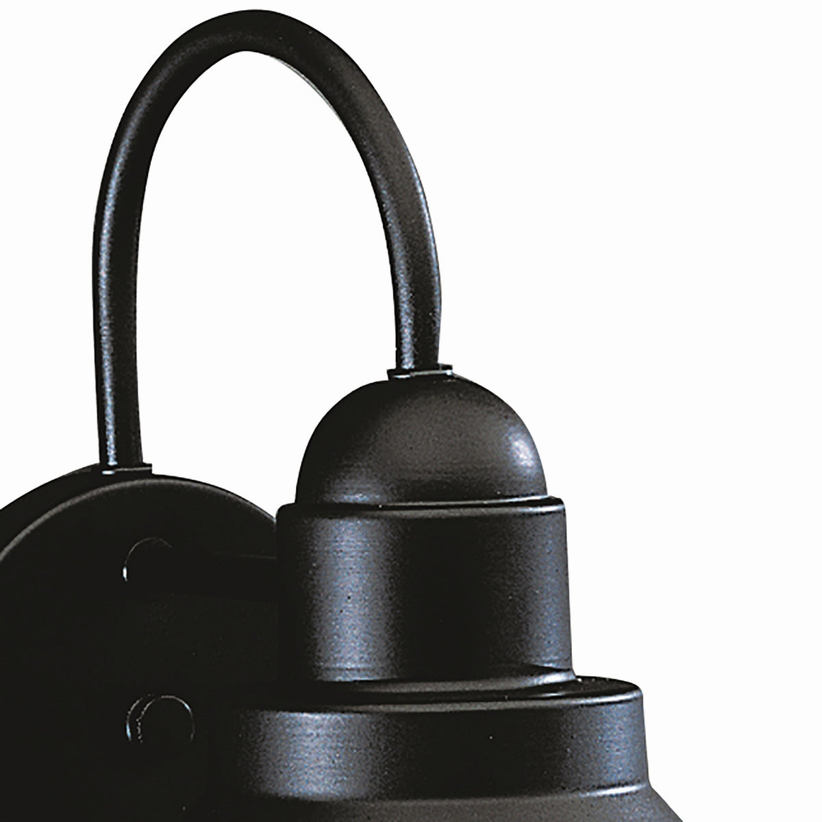 KICHLER 9022BK Seaside 12" 1 Light Outdoor Wall Light With Glass Globe Black