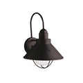 KICHLER 9023BK Seaside14.25" 1 Light Wall Light Black