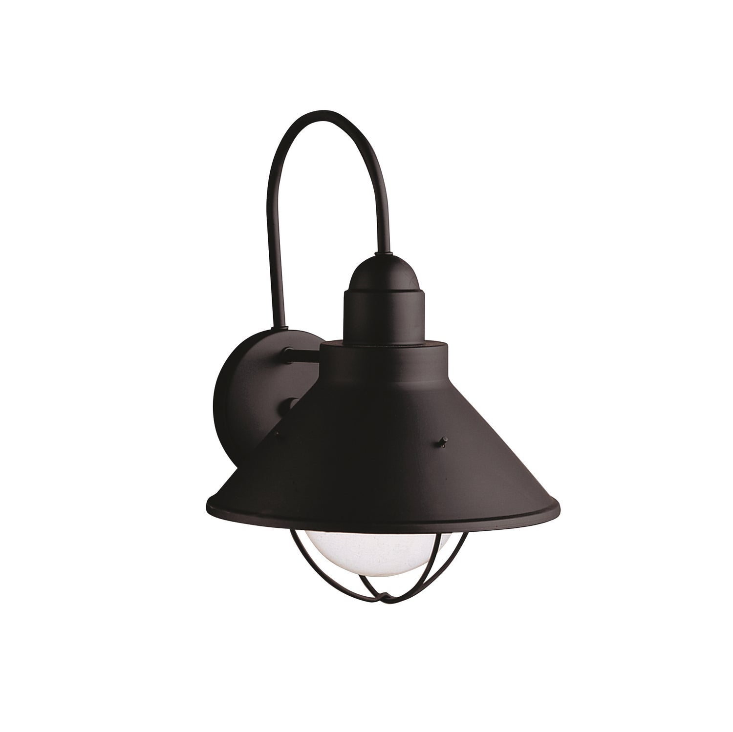 KICHLER 9023BK Seaside14.25" 1 Light Wall Light Black