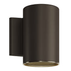 KICHLER 9234AZ Cylinder 7" 1 Light Wall Light Architectural Bronze