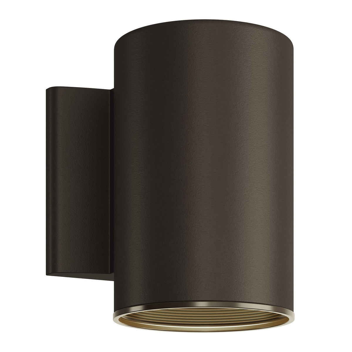 KICHLER 9234AZ Cylinder 7" 1 Light Wall Light Architectural Bronze
