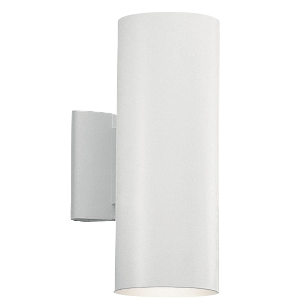 KICHLER 9244WH Cylinder 12" Wall Light White