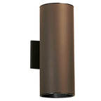 KICHLER 9246AZ Cylinder 15" 2 Light Wall Light Architectural Bronze