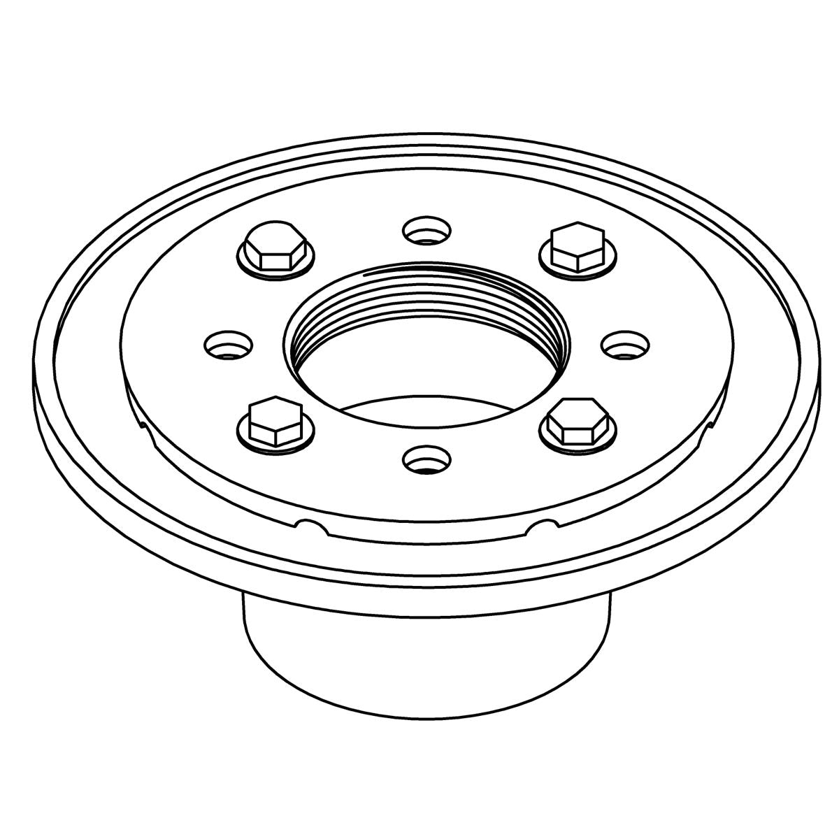 KOHLER Assembly,Cast Iron Drain Body, K-1358955