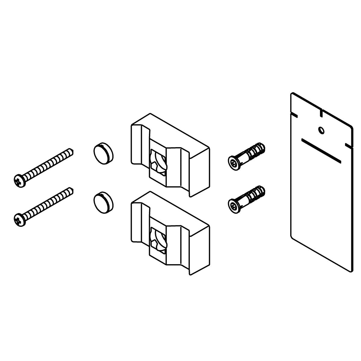 KOHLER Levity Wall Bumper Service Kit - Grey, K-1359055-01