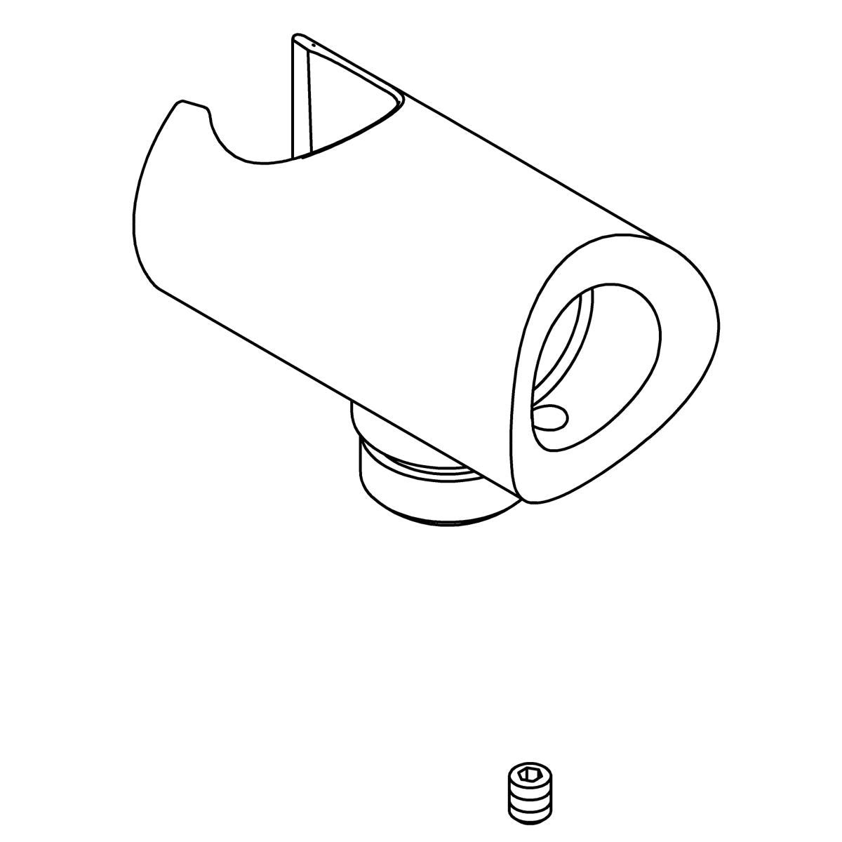 KOHLER Handshower Bracket Kit - Vibrant Brushed Moderne Brass, K-1362499-2MB