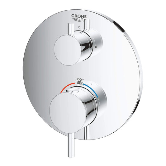 GROHE 24151003 Atrio New Dual Function 2-Handle Thermostatic Valve Trim - Chrome