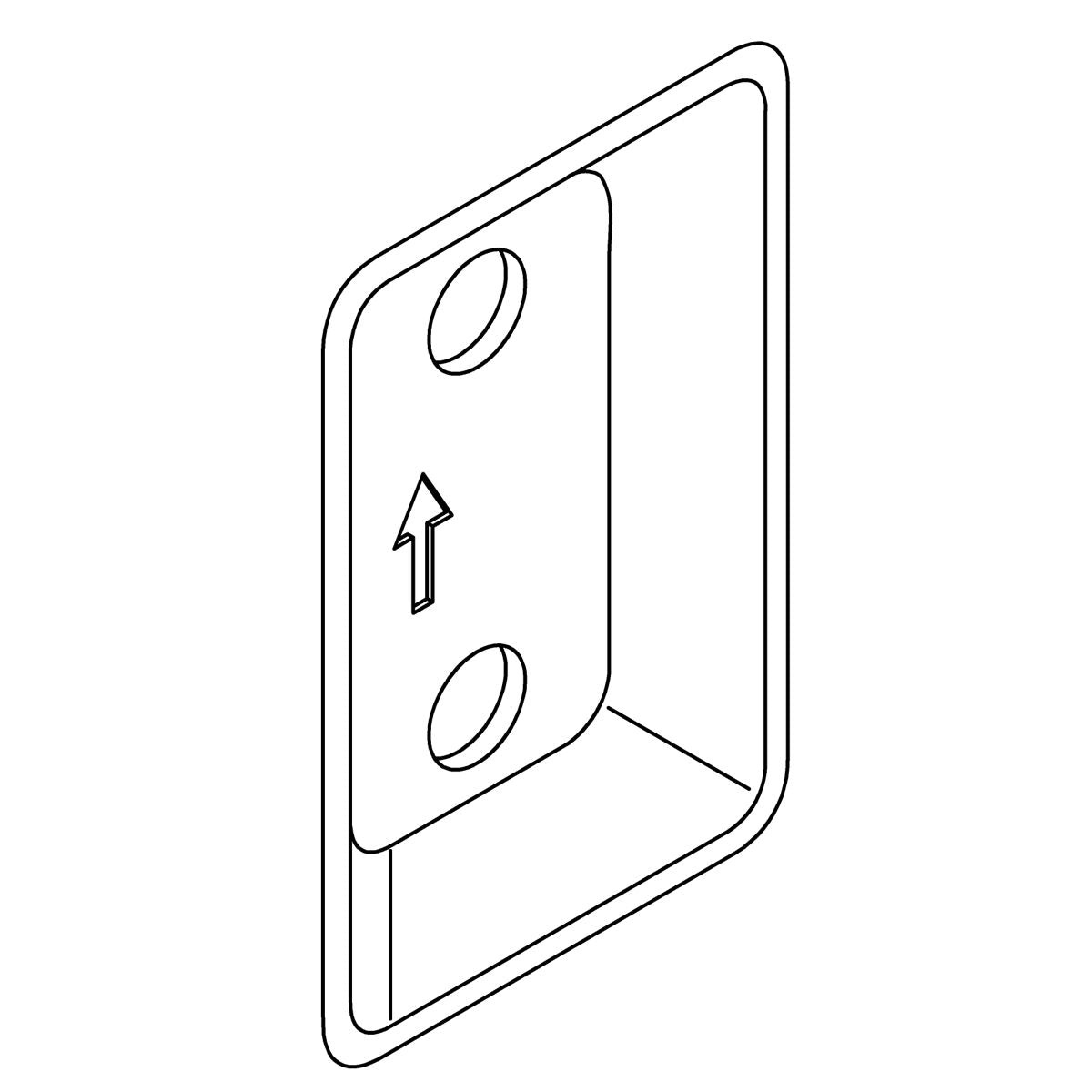 KOHLER Plate, Wall Mount, K-1363859