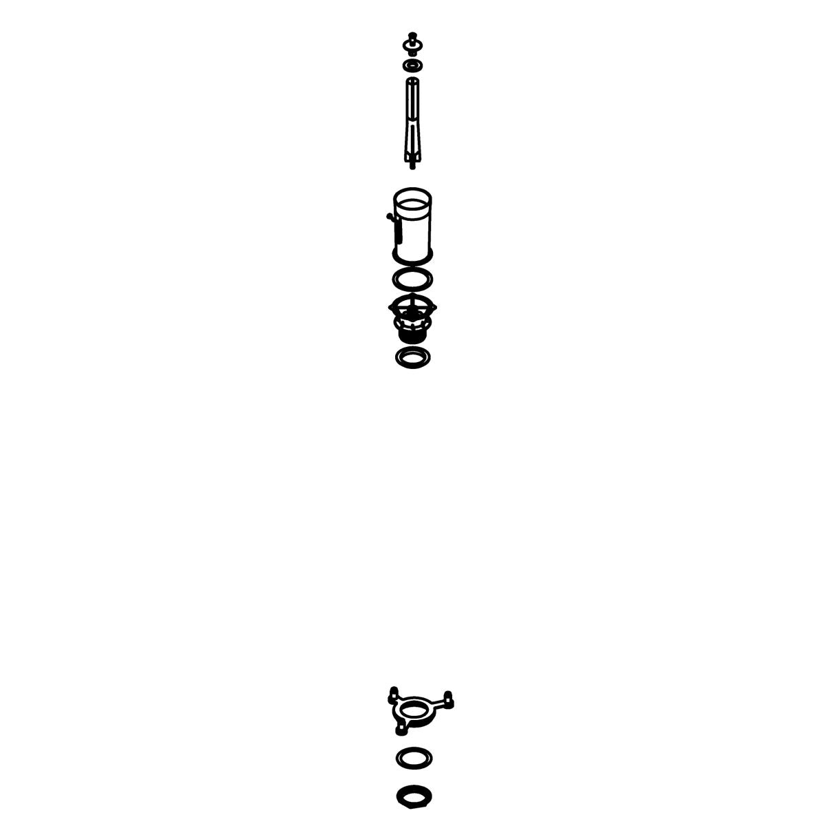 KOHLER Flush Valve Kit, 1.0, K-1364774