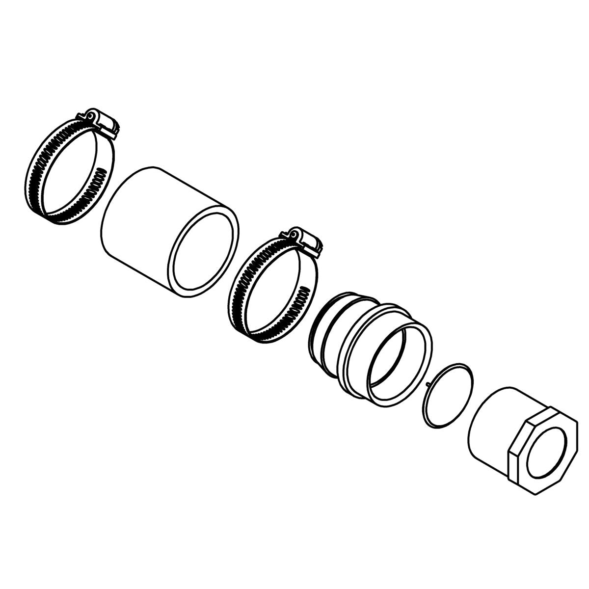 KOHLER Assembly, Outlet Connection, K-1366017