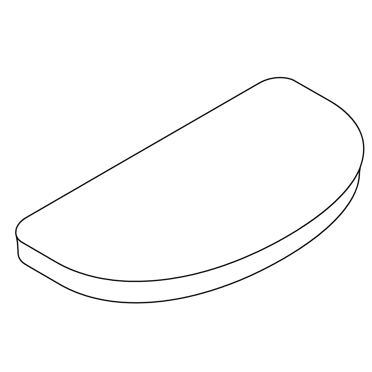 KOHLER Cover, Tank, Close Coupled - Biscuit, K-1366354-96
