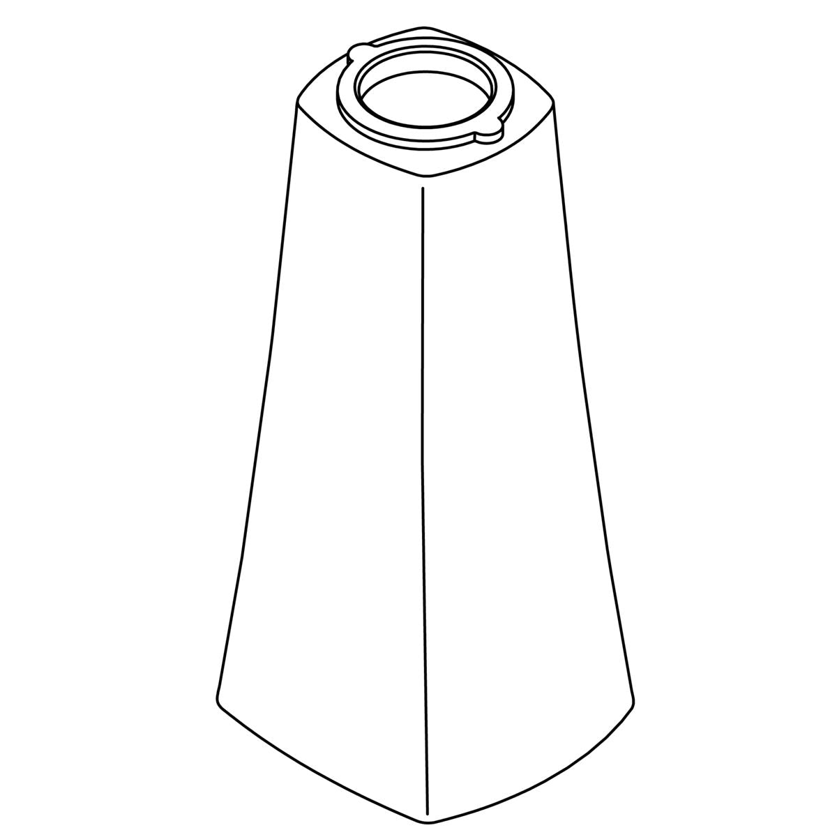 KOHLER Base Tube - Polished Chrome, K-1367636-CP