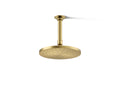 KOHLER K-13688-G-2MB Contemporary Round 8" Single-Function Rainhead, 1.75 Gpm - Vibrant Brushed Moderne Brass
