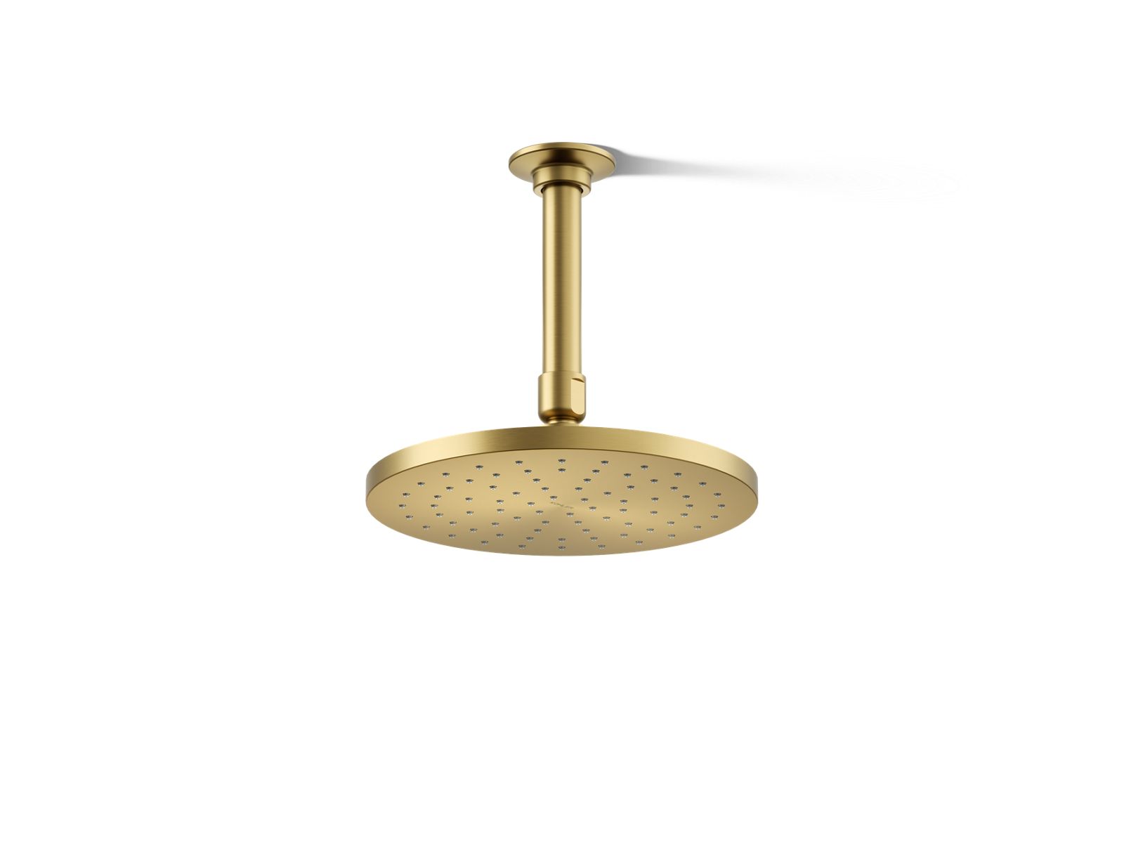 KOHLER K-13688-G-2MB Contemporary Round 8" Single-Function Rainhead, 1.75 Gpm - Vibrant Brushed Moderne Brass