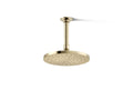 KOHLER K-13688-G-AF Contemporary Round 8" Single-Function Rainhead, 1.75 Gpm - Vibrant French Gold