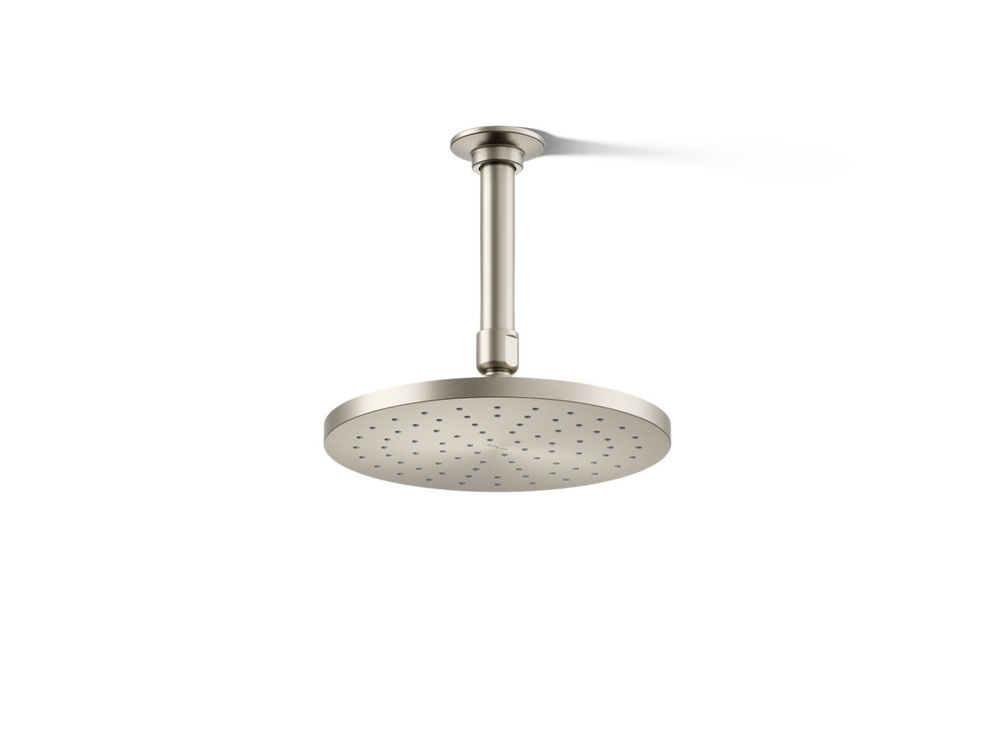 KOHLER K-13688-BN Contemporary Round 8" single-function rainhead, 2.5 gpm - Vibrant Brushed Nickel
