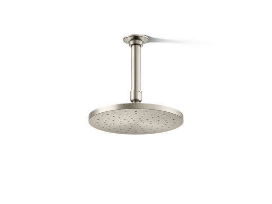 KOHLER K-13688-BN Contemporary Round 8" single-function rainhead, 2.5 gpm - Vibrant Brushed Nickel