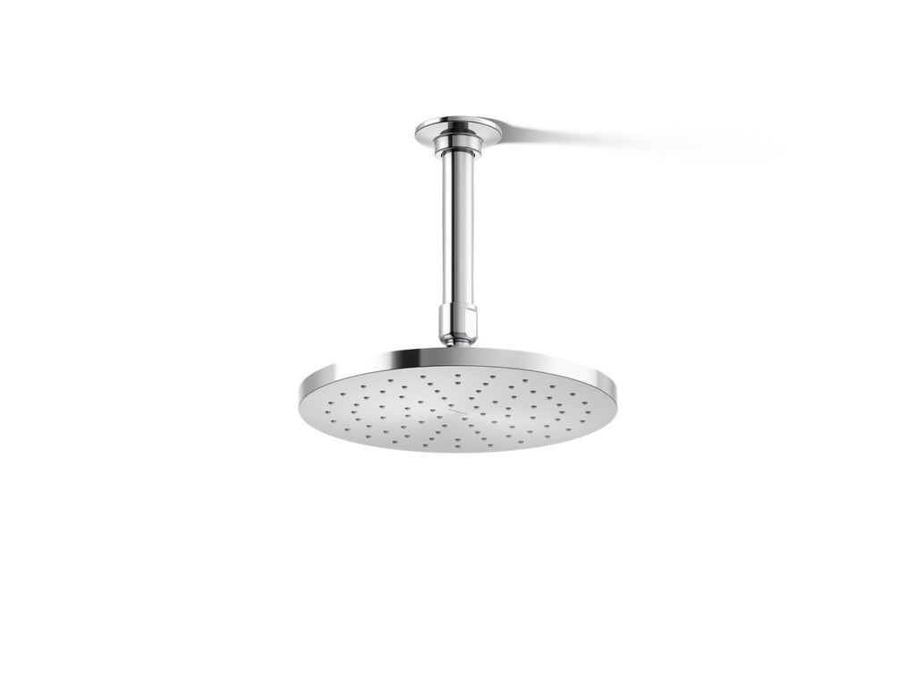 KOHLER K-13688-CP Contemporary Round 8" Single-Function Rainhead, 2.5 Gpm - Polished Chrome