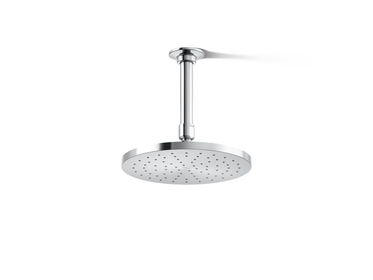 KOHLER K-13688-CP Contemporary Round 8" Single-Function Rainhead, 2.5 Gpm - Polished Chrome