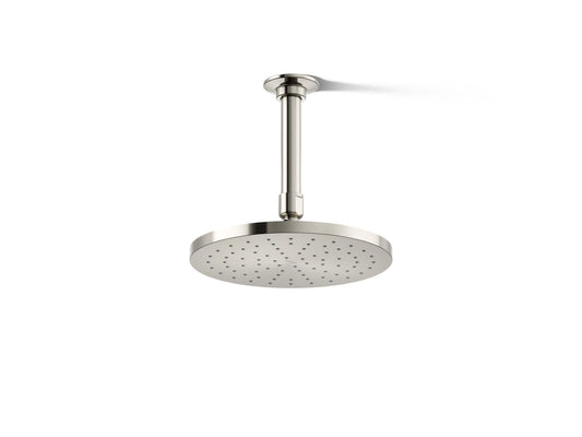 KOHLER K-13688-G-SN Contemporary Round 8" single-function rainhead, 1.75 gpm - Vibrant Polished Nickel