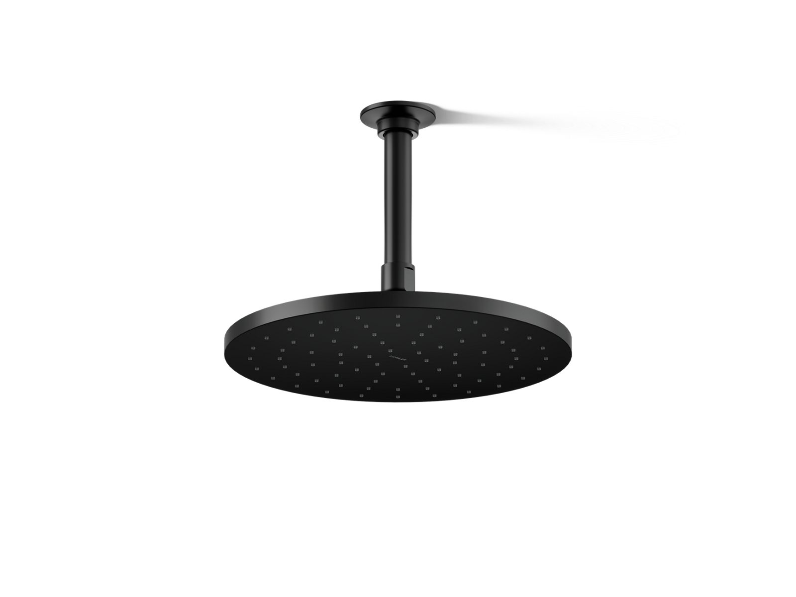 KOHLER K-13689-BL Contemporary Round 10" Single-Function Rainhead, 2.5 Gpm - Matte Black