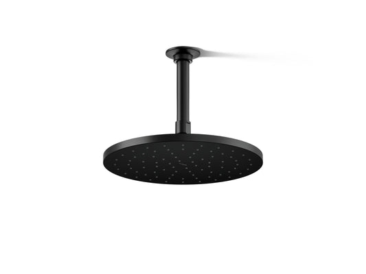 KOHLER K-13689-G-BL Contemporary Round 10" single-function rainhead, 1.75 gpm - Matte Black
