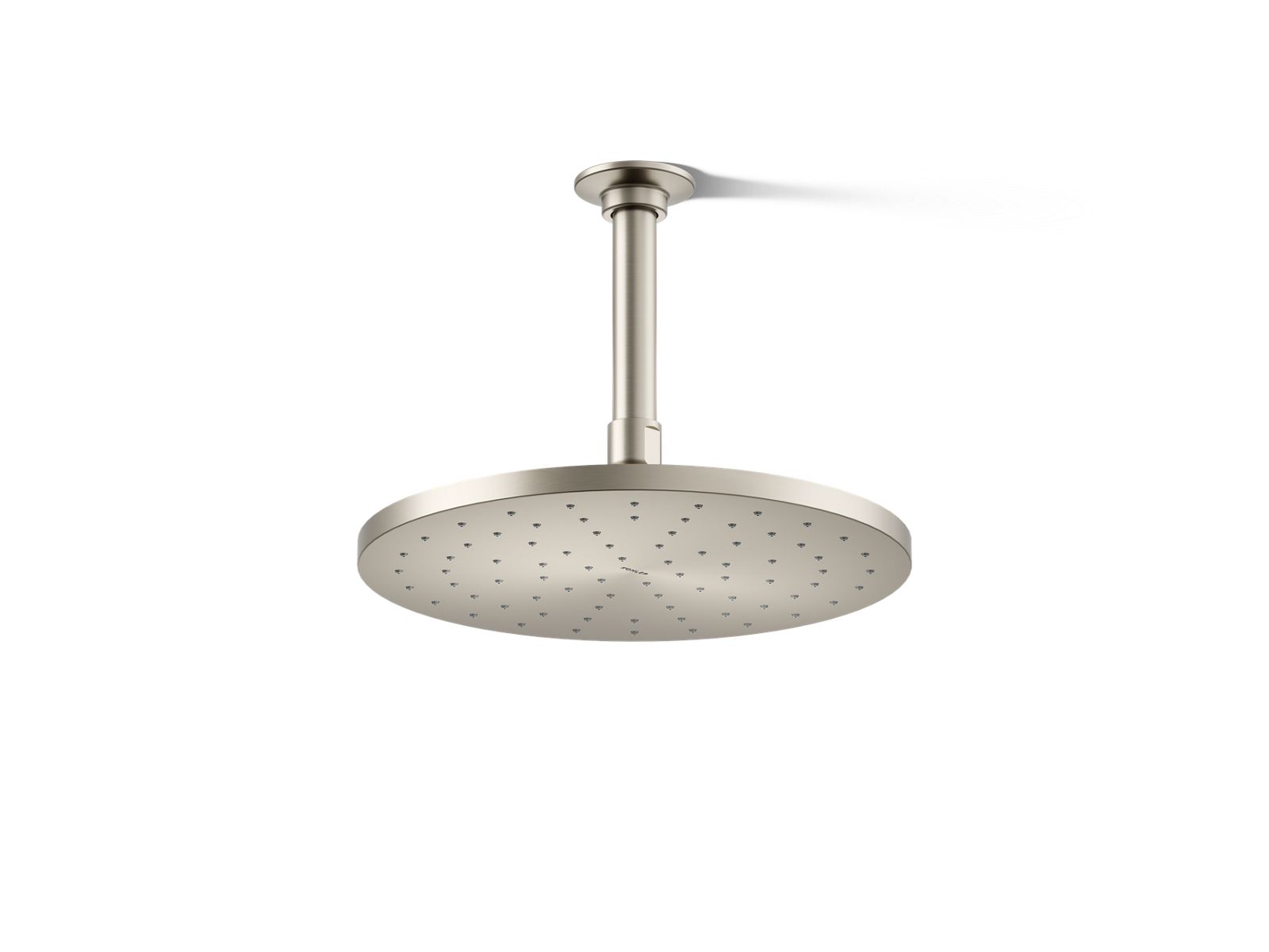 KOHLER K-13689-BN Contemporary Round 10" Single-Function Rainhead, 2.5 Gpm - Vibrant Brushed Nickel