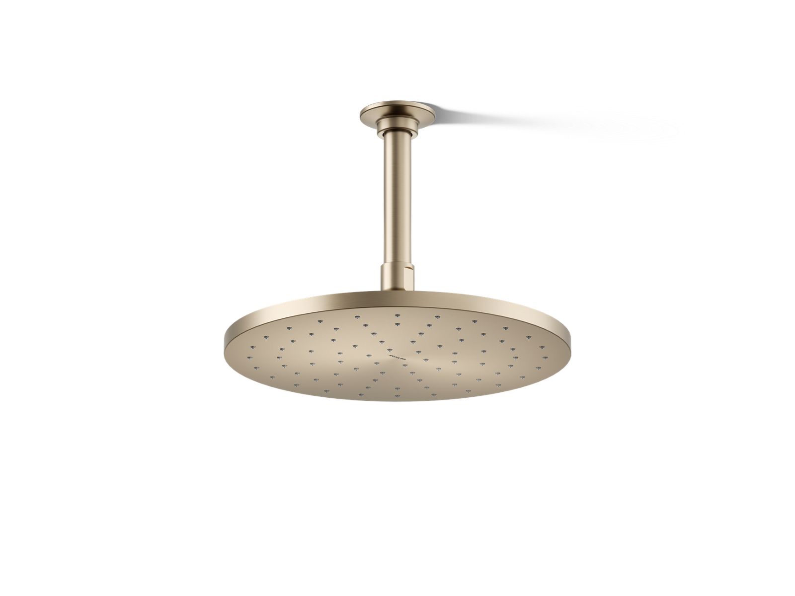 KOHLER K-13689-BV Contemporary Round 10" Single-Function Rainhead, 2.5 Gpm - Vibrant Brushed Bronze