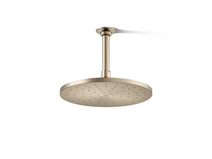 KOHLER K-13689-G-BV Contemporary Round 10" single-function rainhead, 1.75 gpm - Vibrant Brushed Bronze