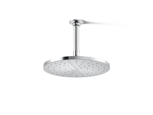 KOHLER K-13689-CP Contemporary Round 10" single-function rainhead, 2.5 gpm - Polished Chrome
