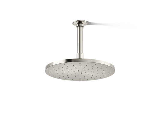 KOHLER K-13689-G-SN Contemporary Round 10" single-function rainhead, 1.75 gpm - Vibrant Polished Nickel