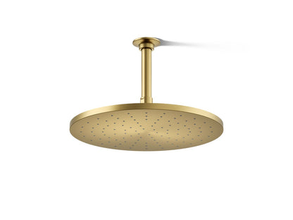 KOHLER K-13690-2MB Contemporary Round 12" single-function rainhead, 2.5 gpm - Vibrant Brushed Moderne Brass
