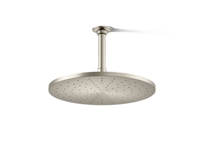 KOHLER K-13690-BN Contemporary Round 12" single-function rainhead, 2.5 gpm - Vibrant Brushed Nickel