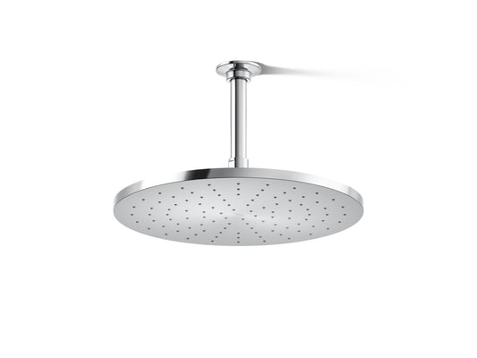 KOHLER K-13690-CP Contemporary Round 12" single-function rainhead, 2.5 gpm - Polished Chrome