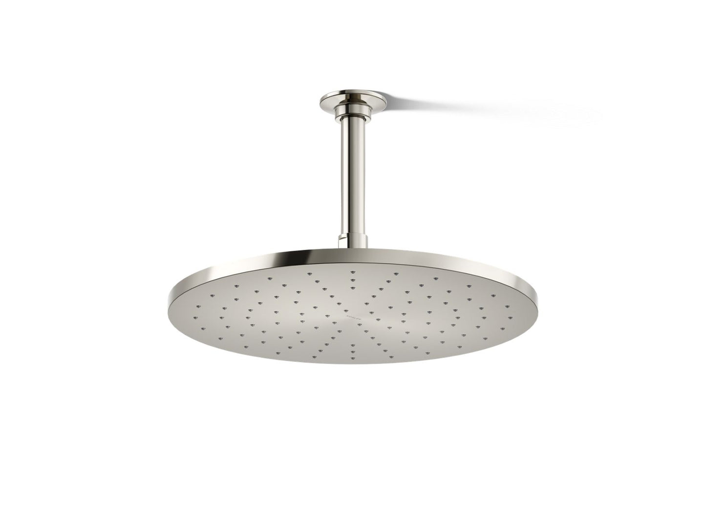 KOHLER K-13690-SN Contemporary Round 12" single-function rainhead, 2.5 gpm - Vibrant Polished Nickel