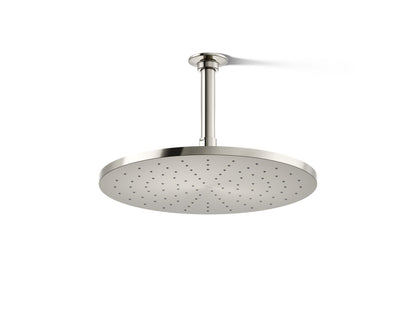 KOHLER K-13690-SN Contemporary Round 12" single-function rainhead, 2.5 gpm - Vibrant Polished Nickel